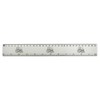 'Farm Tractor' 30cm (12 Inch) White Plastic Ruler (RL00091434)