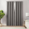 Eclipse Cannes Magnitech 100% Blackout Curtain, Rod Pocket Window Curtain