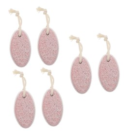 Minkissy 6pcs Volcanic Pumice Foot Grinders for Dead Skin Removal Portable Pedicure Tool for Softening Feet Exfoliating Stones for Callus Care Rubbing Stones Nordic