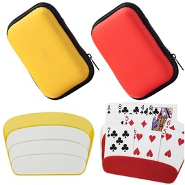 FeiFanChoice Playing Card Box for UNO, Pack of 2 Card Game, Waterproof Playing Card Box with Two Card Holders, Includes for Outdoor Games or Party Card Game