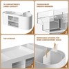 Marbrasse Desk Organiser with 3 Drawers,Multi-Functional Pen Holder,Desk Tidy and