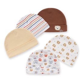 JELYLOVE 15 Pack Unisex New Born Boy Girls Hats Mittens Socks Sets Cotton Soft Infant Accessory 0-6 Months Baby Essentials