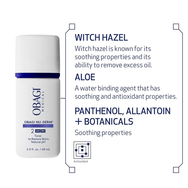 Obagi Nudem Face Toner 2 Fl Oz / 오바기 누덤