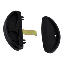 CRL A255 Black Sliding Screen Door Latch and Pull