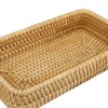 Handwoven Vietnamese Rattan Tray Snack Display Tray Set Versatile and