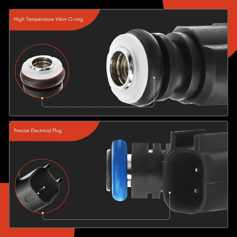 A-Premium Inyectores de combustible compatibles con Escape 2005-2008 Focus 2005-2007