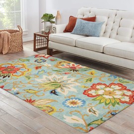 Lahome Lahome Collection Modern Floral Area Rug - 3'x5' Washable Rug Non-Slip Colorful Vintage Accent Distressed Throw Rugs Floor Carpet for Living Room Bedrooms Decor (3X 5, Paisley)