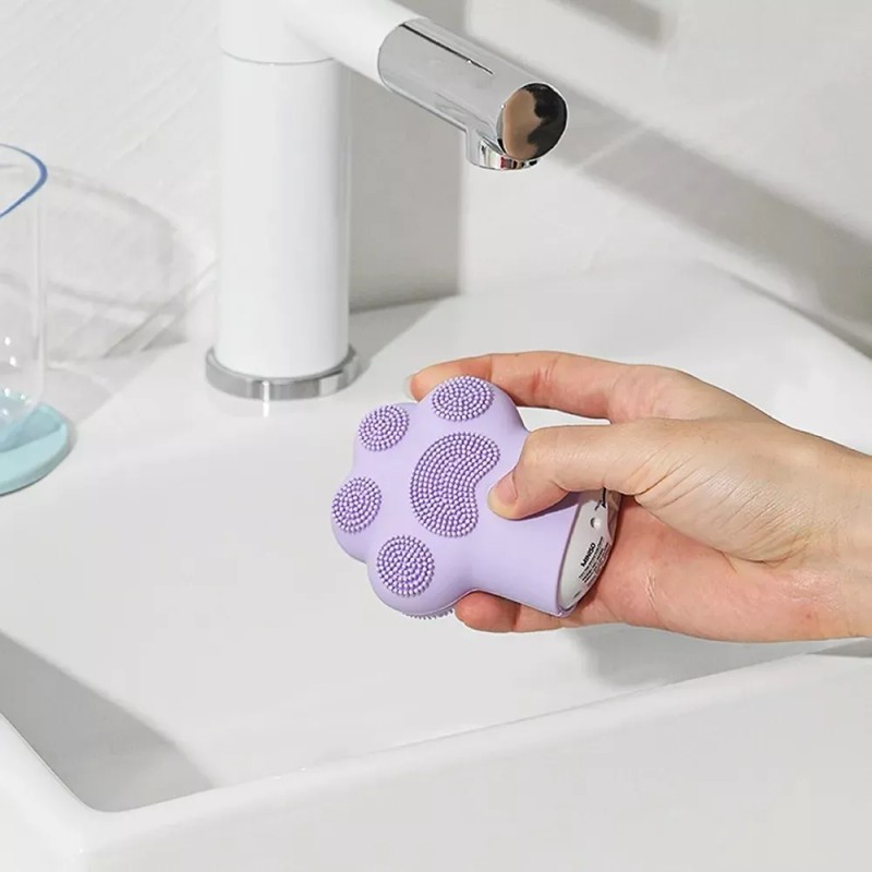 Miniso Limpiador Facial Eléctrico Garra De Gato Silicona Miniso