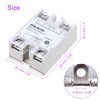 DMiotech SSR-60DA 3-32V DC Input to 24-380V AC Output Single