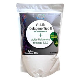 Colágeno Tipo II Ácido Hialurónico Guanabana 1 kg VitLife