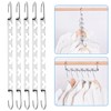 RAINBERG 5 Pack Metal Magic Hangers Space Saving Hangers Closet