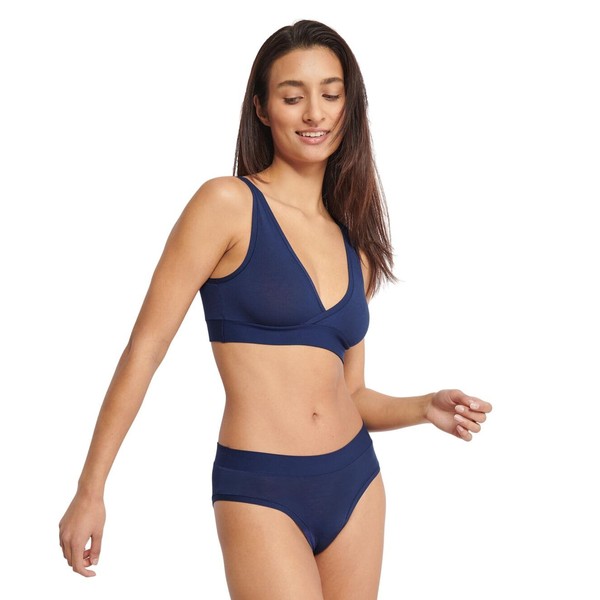 Sloggi Women's GO Allround Bralette Undershirt, True Navy, One