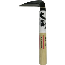 KONYO Daigoro Mini Scythe with Special Steel 8.1 inches (205 mm) Handle 3.7 inches (95 mm)