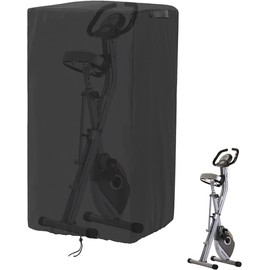 Exercise Bike Cover - Onlyme Folding Exercise Bike Covers for Home Use, Waterproof Dustproof Protective for Indoor Fitness Equipment
