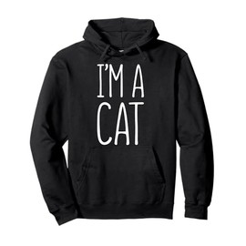 I'm A Cat Shirt Adult Kids Men Women Cat Costume Pullover Hoodie