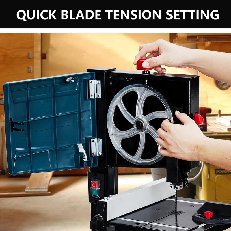 MERXENG Powerful 8 Inch Band Saw with Accurate Multi-angle Cutting,