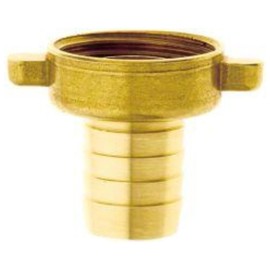 Geka 51/3GSB Hose Fitting 2/3 with Female Thread G 3/4" 19mm of Brass, Gold, 18 x 8 x 13 cm