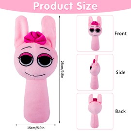 Sprunki Cuddly Toy, 9.8 Inch Cuddly Toy, Soft Stuffed Animal Pillow Figure Doll, Cuddly Robust Environmentally Friendly Sprunki Plushies for Boys Girls and Fans Birthday Gift