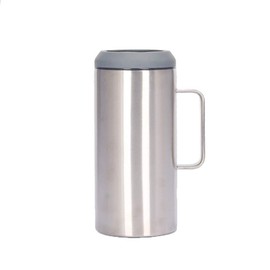 Gteller 40oz stainless steel cooler, double walled vacuum insulated bottle holder&keeper (Silver)