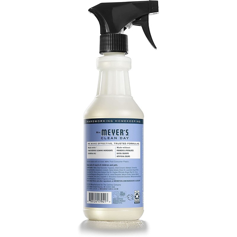 Mrs. MEYER'S All-Purpose Cleaner Spray, Bluebell, 16 fl. oz. (Pack