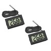 Samcos LCD Digital Thermometer, Temperature Monitor, Waterproof Temperature Probe, For