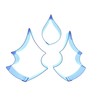 Poinsettia Stainless Steel Sugarcraft Cutters - Set of Three Cutters