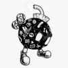 Tattooed Bob-Omb Bumper Sticker Window Vinyl Decal 5"