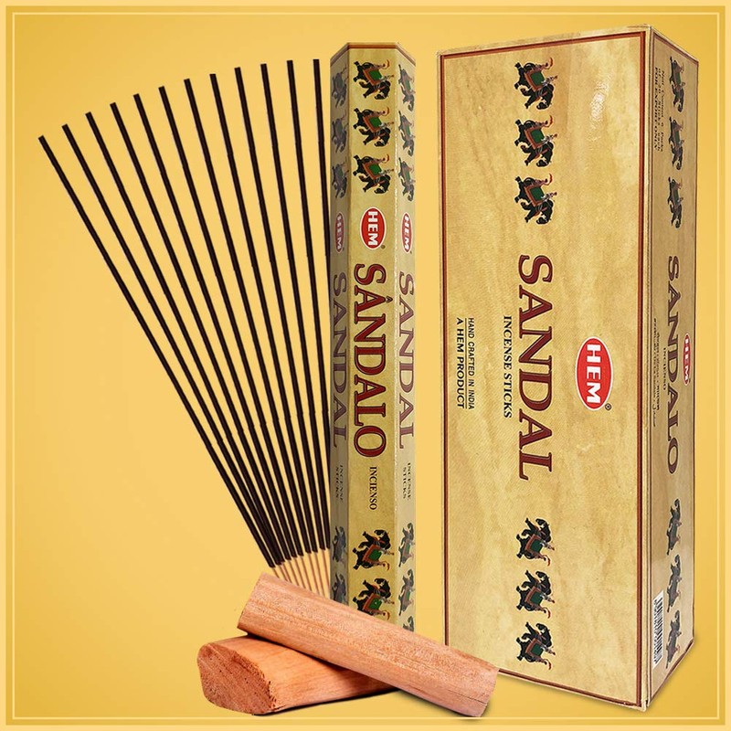 TRUMIRI Sandal (Sandalo) Incense Sticks & Holder Bundle
