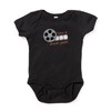 CafePress Sneak Peek Cute Baby Bodysuit Romper Dark Black