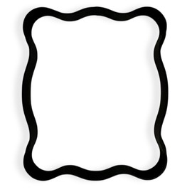 Picture Frame Cookie Cutter with Easy to Push Design (4 inches)