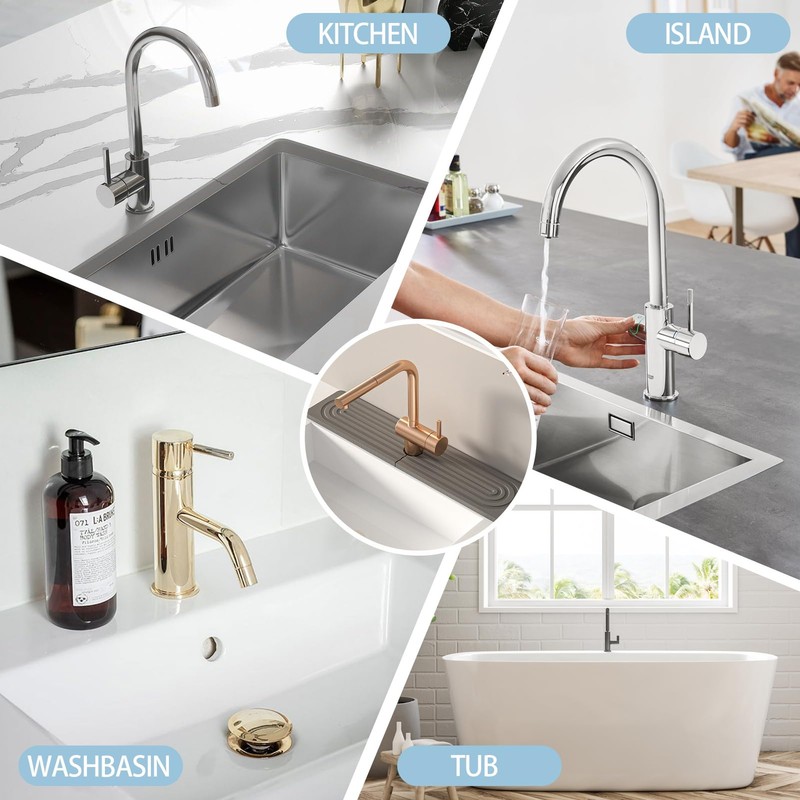 Tap Mat, Drip Mat for Kitchen Sink, Diatomite Quick Drying