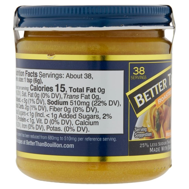 Better Than Bouillon Reduced Sodium Roasted Chicken Base, Made with