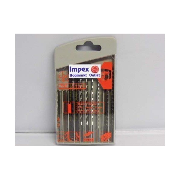 Lux 113120 Jigsaw Cassette 10-Piece B&D Attachment Professional