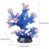 Besimple Aquarium Coral Ornament, Polyresin Coral Decor for Fish Tank