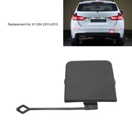 Rear Bumper Tow Hook Cap, Tow Hook Cover, Car Rear Bumper Tow Hook Cap Eye Protection for Trailer 51127303816 Replacement for X1 E84 2013-2015