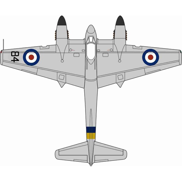 Oxford Diecast 72HOR005 DH Hornet F3 National Air Races - Elmdon 1949