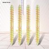 10 pieces 6 x 60 mm centring screw double self-tapping