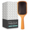 KAMETORAIX Paddle Brush Sarasara Hair Brush "Natural Wood Comfortable Brushing,