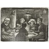 MyPuzzle Composition Lithograph of The Potato Eaters De Aardappeleters 1885