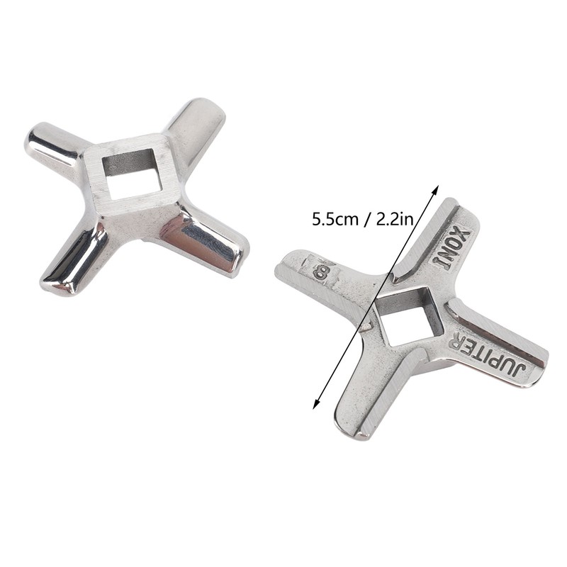 2PCS Meat Grinder Blade Knife Cutter Stainless Steel Easy Replacement