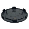 Dropstars Gloss Black/Chrome Snap In Center Cap (Middle Portion Only)