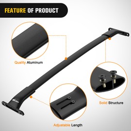 Nilight Roof Rack Cross Bars Fit for Ford Escape KUGA 2013 2014 2015 2016 2017 2018 2019 with Side Rails, Adjustable Aluminum Car Crossbars for Cargo Carrier Luggage Bike Kayak Rooftop Tent Snowboard