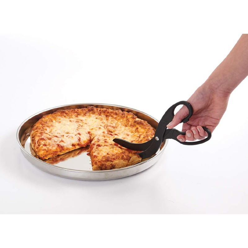 Fante's Cousin Gilda's Pizza Chef's Scissors, Scratch-Free Nylon, Black