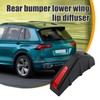 Augeny 4PCS Car Rear Lower Bumper Wing Lip Diffuser, Anti-Crash