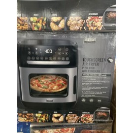 Bella Pro Series - 4-Slice Convection Toaster Oven + Air Fryer with Dehydrato...