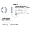 FT-240-52 Ferrite Toroid Core | 52 Material