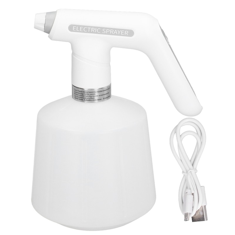Electric Spray Bottle 2000mah USB Charging ABS and HDPE Rotating