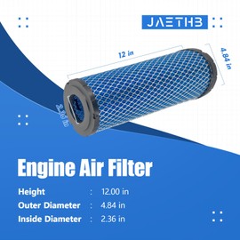 6PCS 7082115 7081937 Air Filter for Polaris 2016-2025 Side By Side GENERAL XP 4 1000, RZR S 4 900 1000,RZR Trail S 900 1000, RANGER CREW XD 1500, Deluxe EPS Ride Command Edition Premium Sport Ultimate