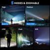LETMY Tactical Flashlight - 2 Pack LED Flashlights High Lumens