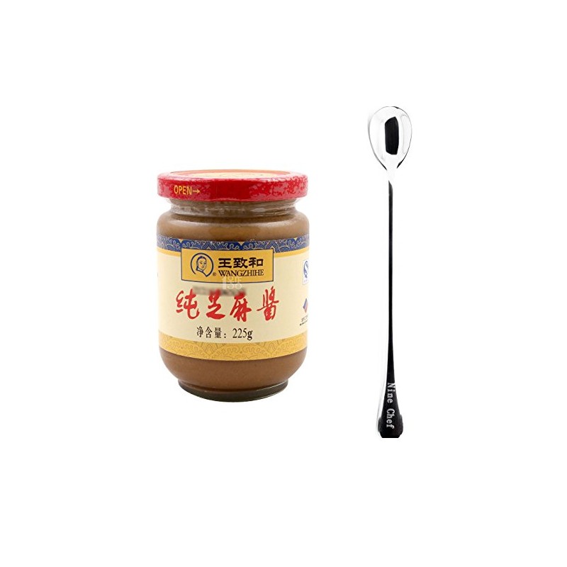 Wang Zhihe Pure Sesame Paste + Free one NineChef Spoon